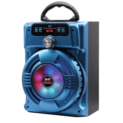 

Outdoor portable wireless Bluetooth speaker LED surround sound USB AUX TFcard MP3 music player audio subwoofer FM radio speakers
