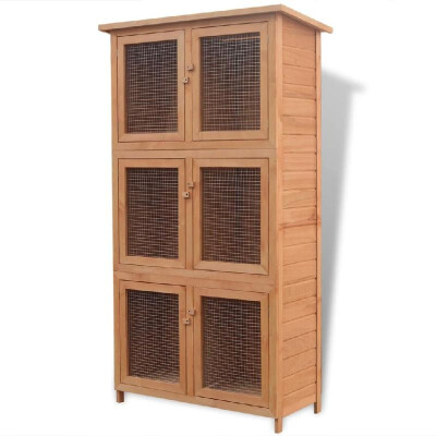 

animal cage 6 Wood compartments