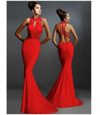 

luxury mermaid dress long evening dress sequins formal prom dress gown