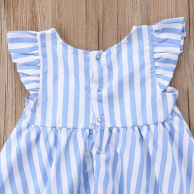 

UK Toddler Baby Girl Kids Princess Tutu Tulle Floral Casual Party Dress Sundress