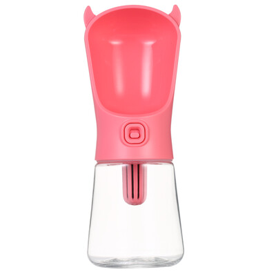

350ml Portable Dog Water Bottle Leak Proof Puppy Water Dispenser Pet Drinking Bottle with 2 Replacement Carbon Filters for Outdoor
