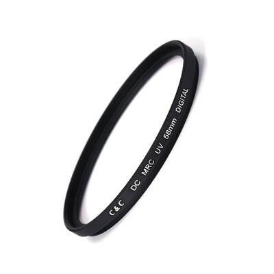 

C&Cuv mirror 77mm UV filter DC UV protection lens SLR Canon Nikon Sony camera protection mirror ultra-thin double-sided multi-layer coating without dark corner blue circle UV filter