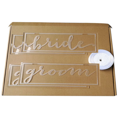 

UpperX Personalized Wedding TagEngraved Rustic Gift TagsCustom Acrylic Bride And Groom Wedding Tags