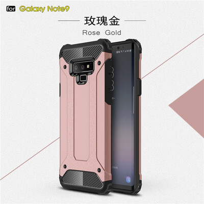 

Fivice Samsung Galaxy Note 9 case Luxury Silicone Diamond Armor PC Hard Shell Phone Case