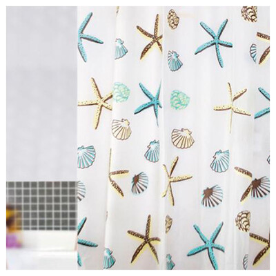 

MyMei 180cmx180cm Waterproof Shower Curtain Mould Proof PVC Bathroom Shower Curtain