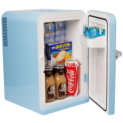 

US solid MOBICOOL F15 15L car refrigerator car dual-use car heating&cooling box pearl white incubator small refrigerator