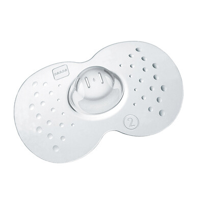 

Meian Meng MAM nipple protection cover short inset assisted feeding nipple protection stickers double loaded European imports white 2