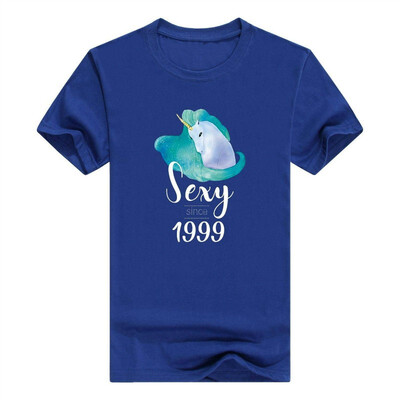 

19th Birthday Gift Unicorn Tshirt Sexy Since 1999 Tee