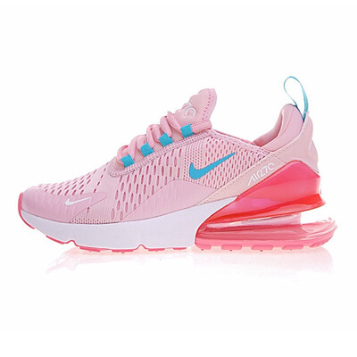 

Nike AIR MAX 270 Womens Running Shoes Yellow Pink Shock Absorption Non-slip Wear-resisting Lightweight Sport Sneakers Shoes
