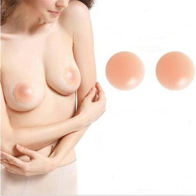 

Invisible Bra 2PCS Strapless Self Adhesive Nipple Breast Pasties Cover Reusable