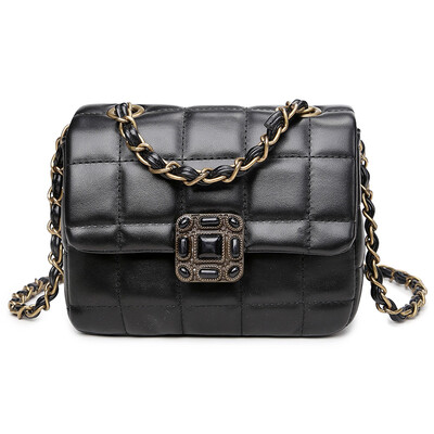 

Fragrant children (XIASUAR) shoulder bag female chain buckle chain bag Messenger bag Xiaoxiang Feng Ling package girls small satchel