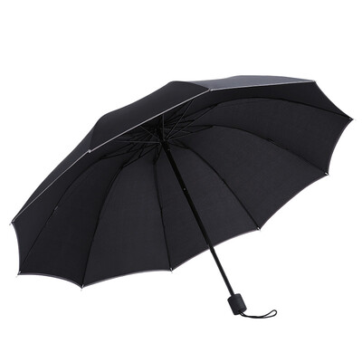 

[Jingdong supermarket] Mei degree MAYDU increase version of men's business umbrella 10 bone wind three fold sunny umbrella M3327 blue
