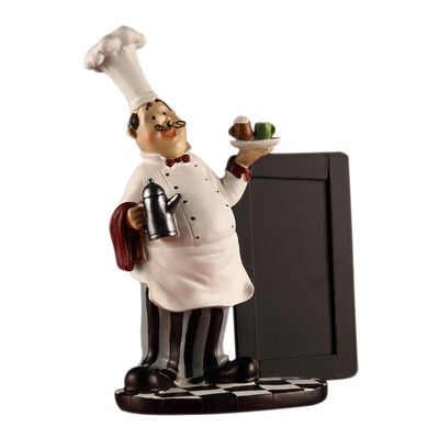 

UpperX Fashion creative gifts resin crafts small ornaments happy cook message board diet shop hotel decorations