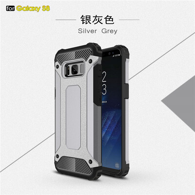 

Fivice Samsung Galaxy S8 case Luxury Silicone Diamond Armor PC Hard Shell Phone Case