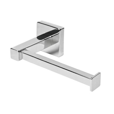 

UpperX Chrome Square Bathroom Toilet Roll Holder Wall Mounted Toilet Roll