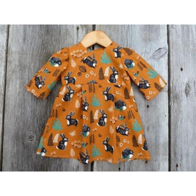 

2Pcs Newborn Kids Baby Girls Bunny Print Pageant Party Tutu Dress Easter Clothes