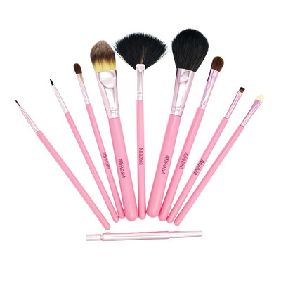 

MEGAGA Professional Tools Multi-Function Portable Makeup Brushes Sets Of 10pcs pink