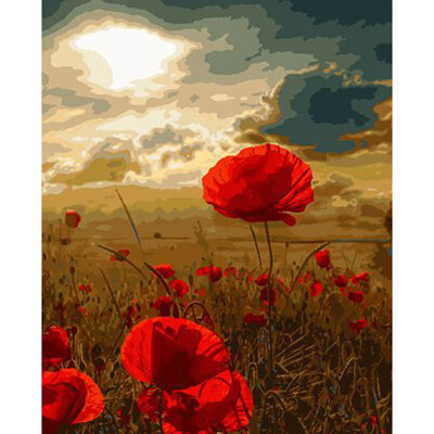 

UpperX DIY Unframed Digital Oil Painting By Numbers Hand Painted Paint By Number