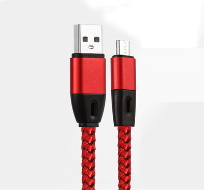 

APPACS for Android Mirco USB Data Line Nylon Braided 2A Aluminium Alloy Connector Universal Charging Cable for Samsung HUAWEI 1M
