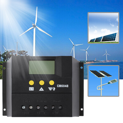 

60A 12-24 / 48V Солнечный регулятор Солнечный контроллер заряда ЖК-Solar Genetator