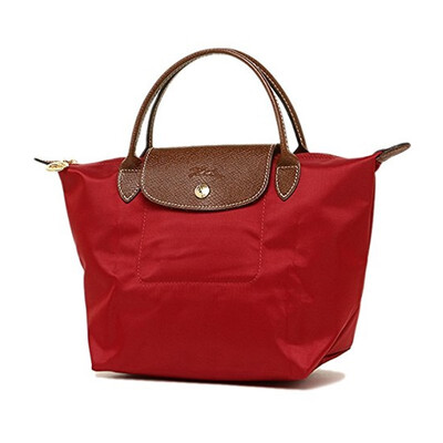 

Nylon short handle folding handbag