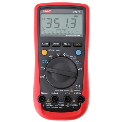 

Ulyde UNI-T UT61A automatic range multimeter patch rack
