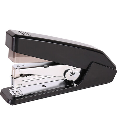 

Deli) 0466 small labor-saving stapler / stapler single finger easily staple with 12 # nail can hold 50 staples blue