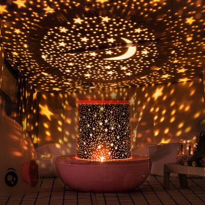 

Starry sky projection lamp small night lamp wireless remote control charging stepless dimmer headlamp