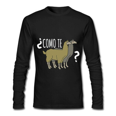 

Como Te Llamas Mens Fashion Long Sleeve T-Shirt