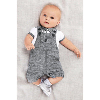 

Newborn Toddler Infant Baby Boys Girls Rompers Bodysuit Playsuit Clothes Outfits
