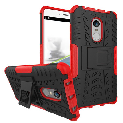 

Fivice Redmi note 4 Redmi note 4X Case TPU anti-fall tire pattern back clip bracket phone case