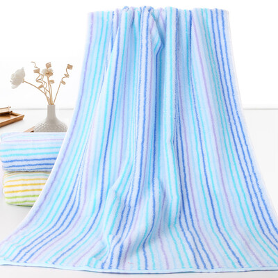 

Япония Uchino (UCHINO) быстросохнущие полоски хлопчатобумажное полотенце мягкая и удобная вода сухая быстро B синий 340g 65 * 130 см