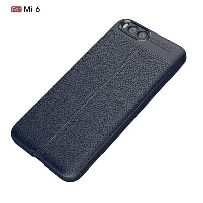 

Fivice Xiaomi MI 6 case Luxury leather TPU silicone anti-fall soft shell phone case