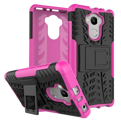 

Fivice Redmi 4 Case TPU anti-fall tire pattern back clip bracket phone case
