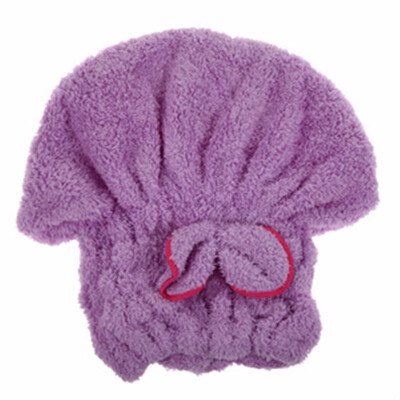 

6 Colors Microfiber Solid Quickly Dry Hair Hat Womens Girls Ladies Cap Bath Accessories Drying Towel Head Wrap Hat