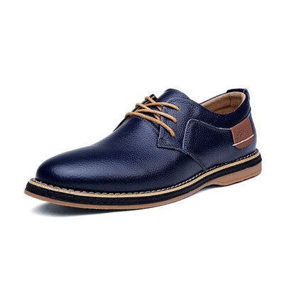 

Mens Shoes Fashion Casual Shoes Genuine Leather Shoes Light Shoes For Men Blue Black Brown Size 38-44
