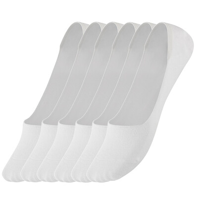 

LifeWheel Men Breathable Cotton No Show Casual Athletic Summer Crew Socks 6 Pair