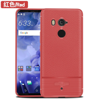 

HTC U11 Plus Case Deluxe TPU Anti-falling Lychee Silicone Phone Case
