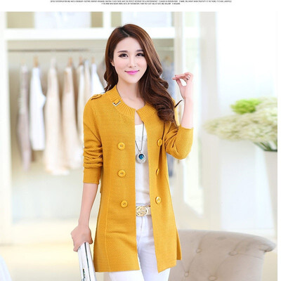 

Spring Womens Korean Fashion Large Size Casual Sweater Knit Cardigan Jacket
