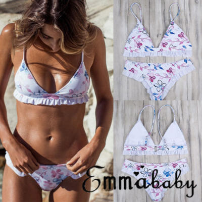 

USA Women Push-up Padded Bra Bandage Bikini Set Swimsuit Swimwear Bathing Suit