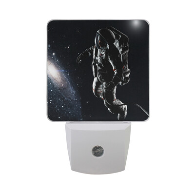 

ALAZA LED Night Light With Smart Dusk To Dawn SensorTriangular World Map With Largest Cities In The Plug In Night Light