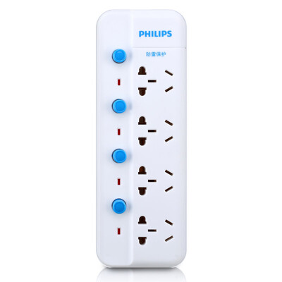 

Philips (PHILIPS) SPS1620C / 93 socket 6-bit sub-control overload protection plug row plug / patch panel / wiring board / drag board for 1P air conditioning TV