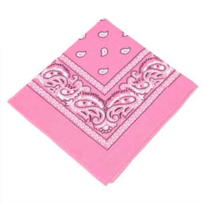 

1PC Unisex Hip Hop Black Paisley Bandana Headwear Hair Band Scarf Neck Wrist Wrap Band Headtie Square scarf High quality