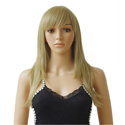 

19" Straight Halloween Multi-Color Cosplay Wig Party Wigash blonde