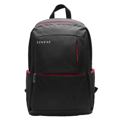 

Tianyi TINYAT male bag 14 inch laptop bag casual sports shoulder bag female backpack T122 classic black