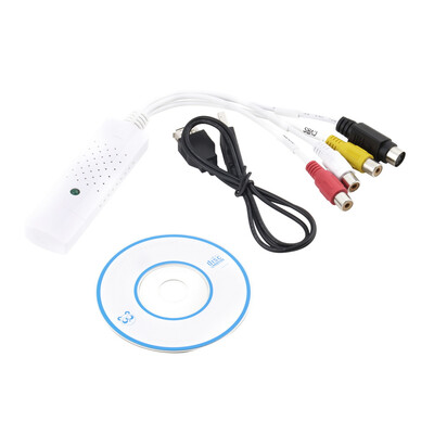 

USB2.0 Видео ТВ-тюнер DVD Audio Capture Card Converer адаптер для Win7 / 8