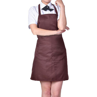 

MyMei M Plain Apron with Front Pocket for Chefs Butchers Kitchen Cooking Craft Baking