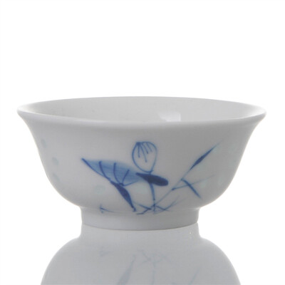 

Lotus * Blue & White Rice-pattern Porcelain Teacup 40ml