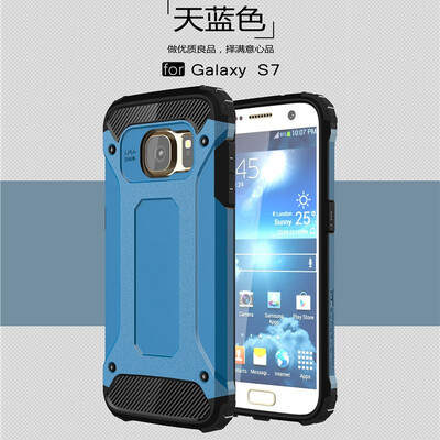 

Fivice Samsung Galaxy S7 case Luxury Silicone Diamond Armor PC Hard Shell Phone Case