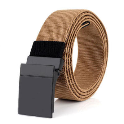 

Men Women Outdoor Sports Wild Military Tactical Alloy Waistband Canvas Web Belt